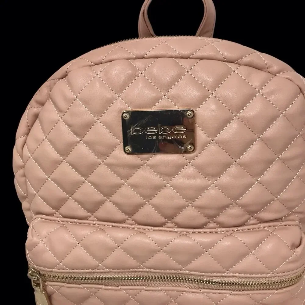 Bebe NWOT Pink Backpack Danielle Barbiecore Bag  Balletcore Purse